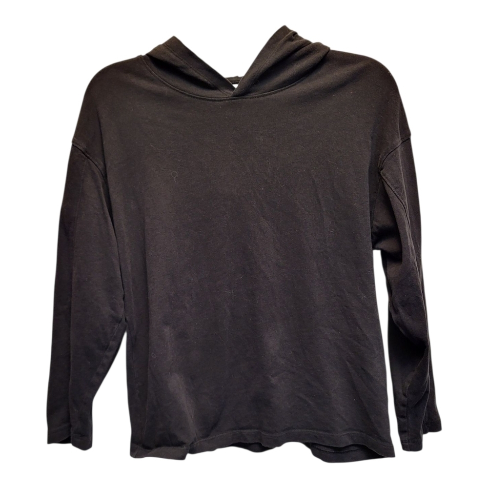 Kids Zara Black Hoodie Sweatshirt Relaxed Fit - Size 11-12